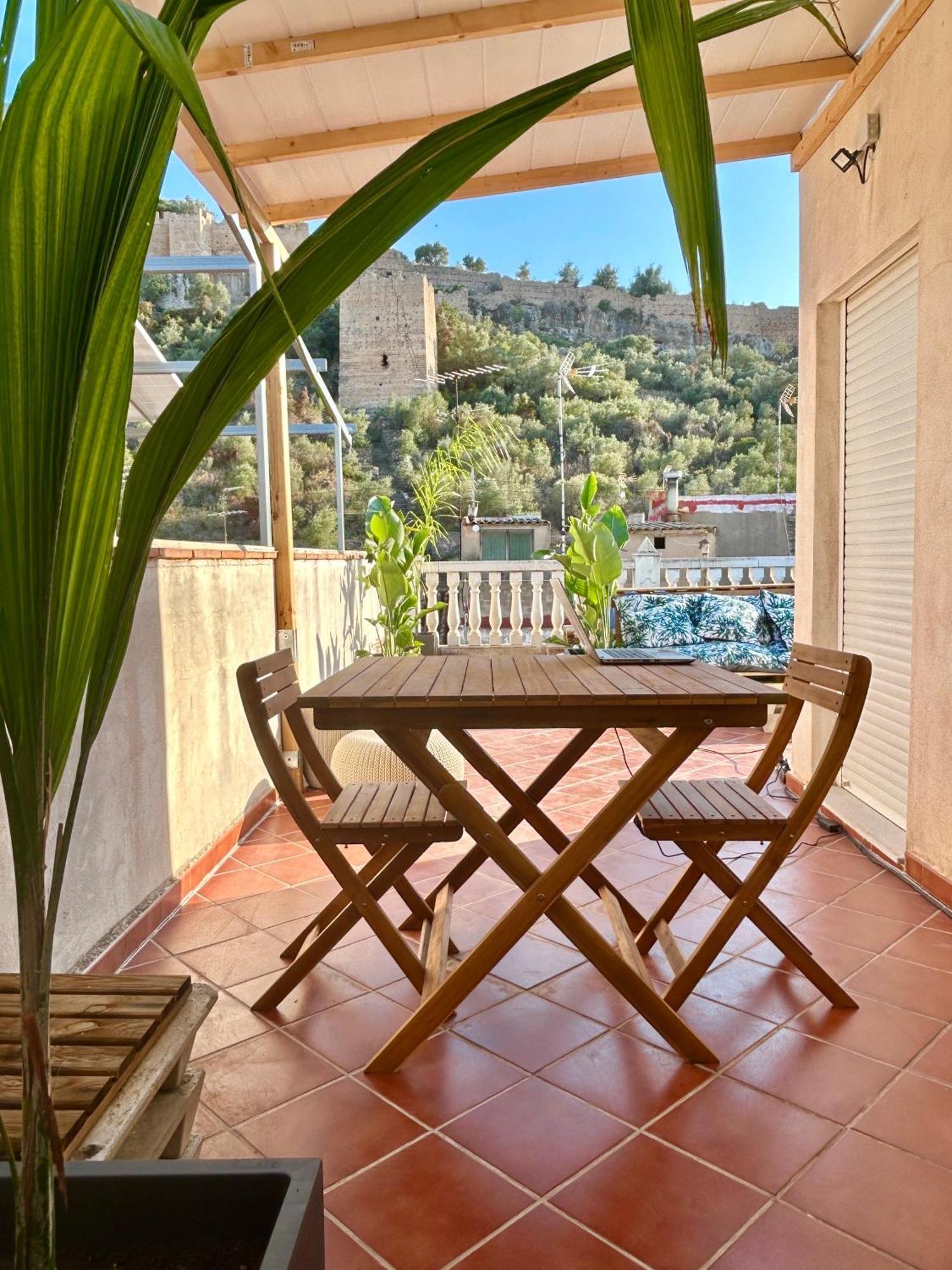 Casa Con Jacuzzi Y Piscina Con Vistas Al Castillo Corbera de Alcira Exteriér fotografie